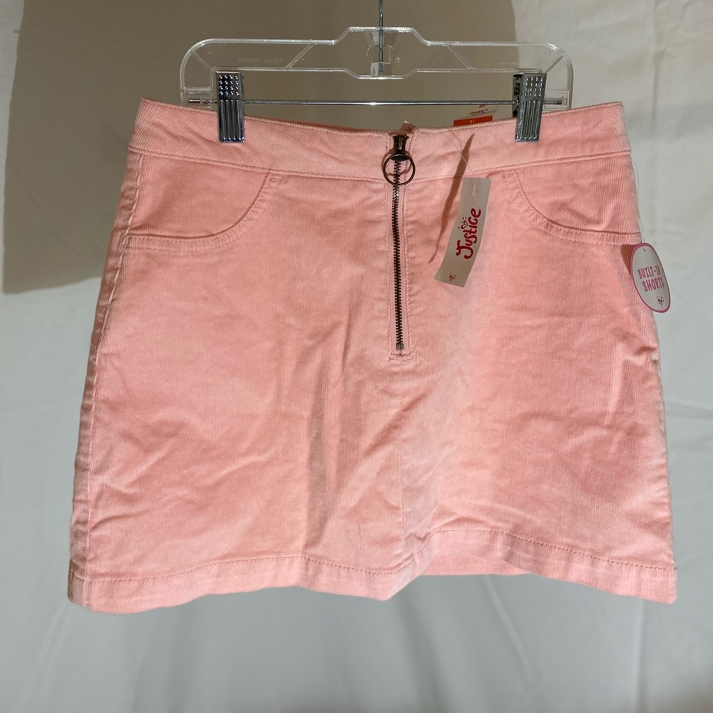 ✨💕JUSTICE💕✨ Corduroy Pink Skirt